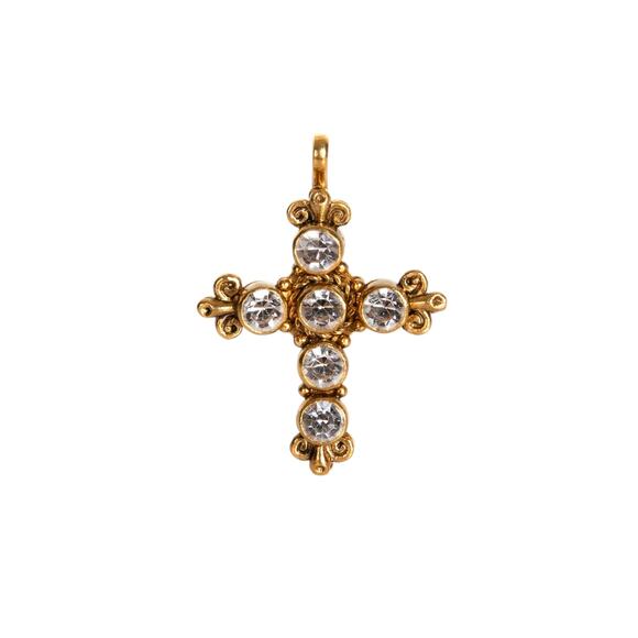 VIRGINS SAINTS & ANGELS VSA Audrey Medallion in Gold - Picture 1 of 6